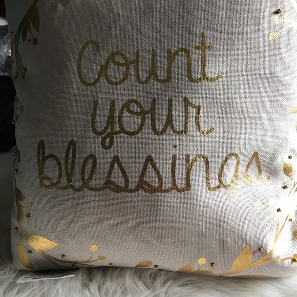 thro home Other - Count Your Blessings decor pillow